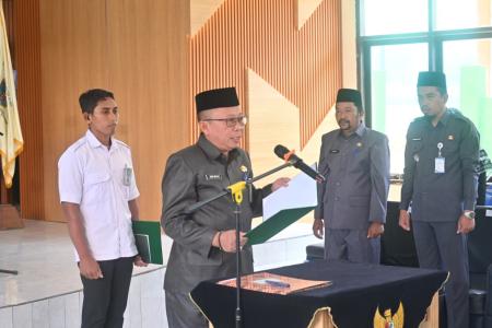 Anggota BPD di Sejumlah Desa di Kabupaten Paser Dilantik