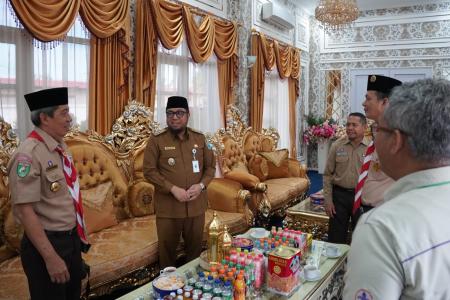 Wabup Ikhwan terima kunjungan Kwarda dan Kwarcab