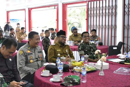 Wabup Beserta Danrem 091/ASN Ikuti Zoom Meeting dan Kunjungi KDKMP di Paser 