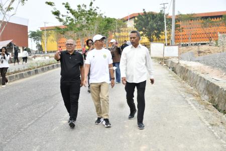 Pastikan Kesiapan Sarana dan Prasarana Porprov, Sekda dan Rombongan Tinjau Sejumlah Venue 