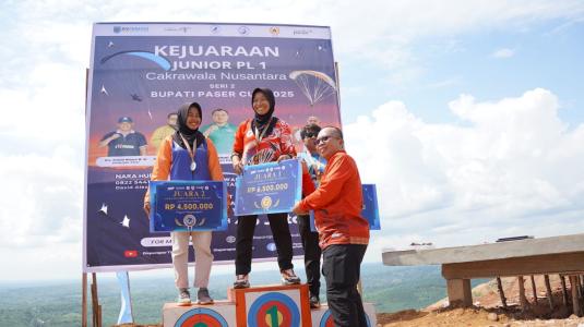 Kejuaraan Nasional Paralayang di Sultan Hill, Dorong Paser Jadi Sentra Olahraga