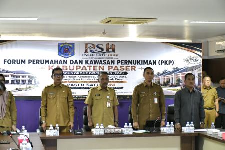 FGD Forum Perumahan dan Kawasan Pemukiman Diharapkan Hasilkan Langkah Konkret Guna Wujudkan Paser TUNTAS 