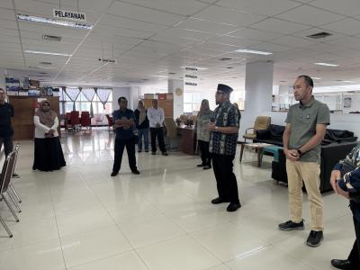 Wabup Monitoring Efektivitas WFH dan WFO