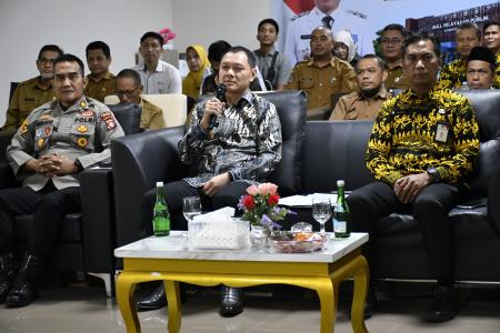 Bupati Sampaikan Gambaran Regulasi Perizinan di Paser Secara Daring Pada Peresmian MPP Serentak Nasional 