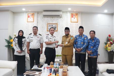 Wabup Terima Kunjungan Kepala Rutan IIB  Tanah Grogot