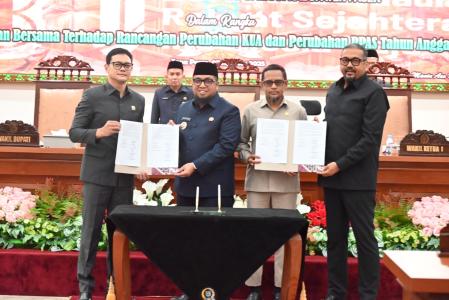 Pemkab Paser dan DPRD Sepakati Perubahan KUA-PPAS 2025