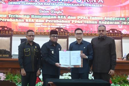 Pemkab Paser dan DPRD Sepakati KUA-PPAS 2027 dan Perubahan KUA-PPAS 2026