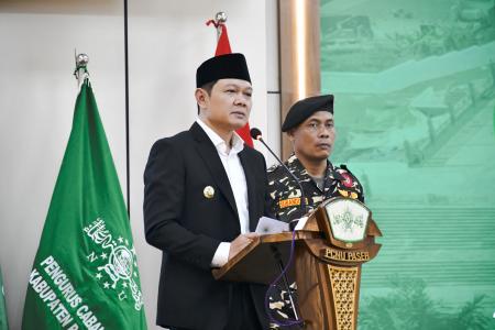 Bupati Hadir Pada Pelantikan dan Muskercab I PCNU