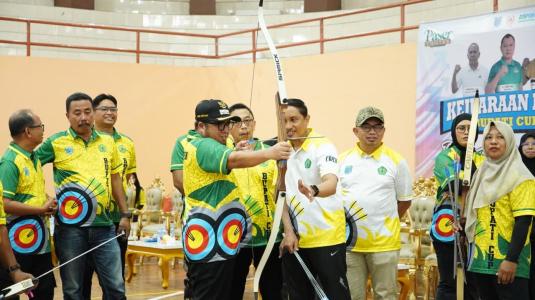 Pemkab Dukung Penuh Kemajuan Olahraga di Paser Termasuk Panahan Kejuaraan Bupati Cup I 2025