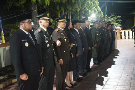 Apel Kehormatan Dan Renungan Suci Merupakan Rangkaian Peringatan HUT KE 80 RI