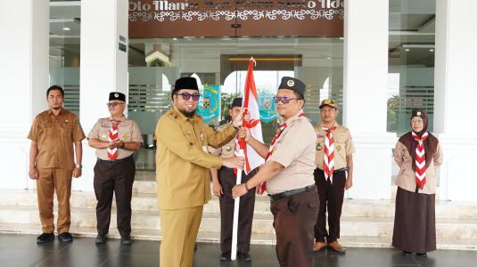 Wabup Lepas Kontingen Pramuka Garuda Paser