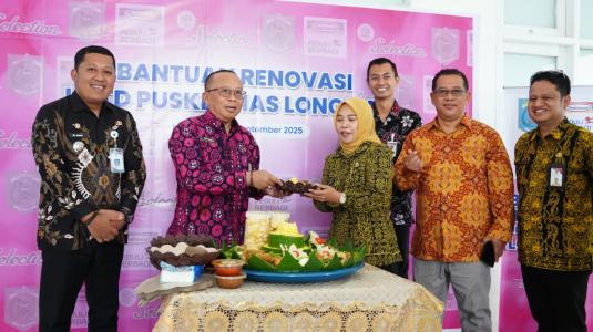 UPTD Puskesmas Long Kali Kontribusi Program CSR Indomaret