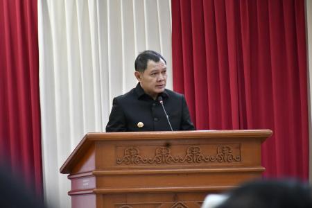 Bupati Paparkan Pokok - Pokok  Laporan Pertanggungan Jawaban  Pelaksanaan APBD Tahun 2025 pada Sidang Paripurna 