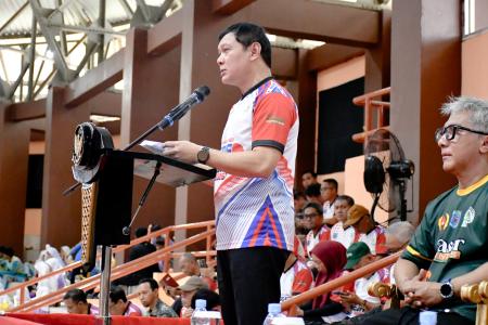 Resmi Buka Kejuaraan Tenis Meja 2025, Bupati Berharap Atlet Paser Dapat Berprestasi Tingkat Internasional 