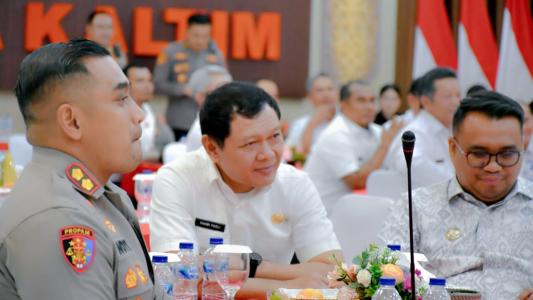 Bupati Bersama Kepala Daerah se Kaltim Coffee Morning Dengan Kapolda 