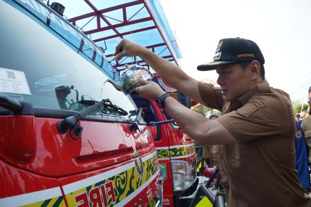 Perkuat Kesiapsiagaan Atasi Kebakaran, 3 Unit Armada Damkar Siap Dioperasikan