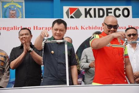 Pemkab Terima WTP dari Kideco , Bakal Aliri Air ke 32 Ribu Jiwa