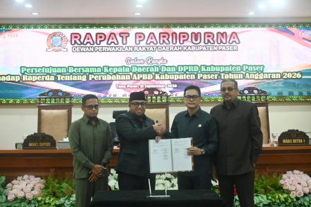 Pemkab Paser dan DPRD Sepakati Raperda P-ABPD Tahun 2026