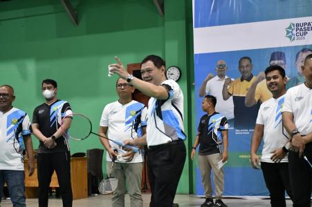 Kejurkab Bupati Paser Cup 2025 Digelar, Bupati Pesan Para Atlet Sportif Bertanding